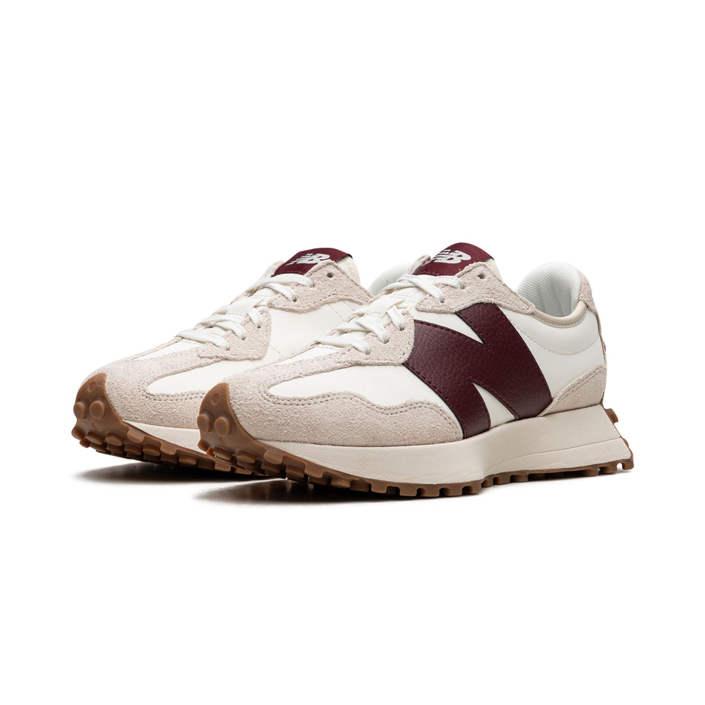 NEW BALANCE 327 WMNS "Moonbeam Classic Burgundy"  MENS