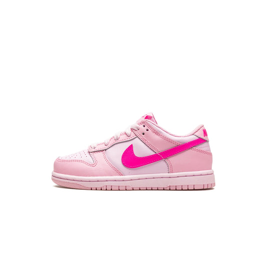 NIKE KIDS DUNK LOW PS "Triple Pink"  WOMENS