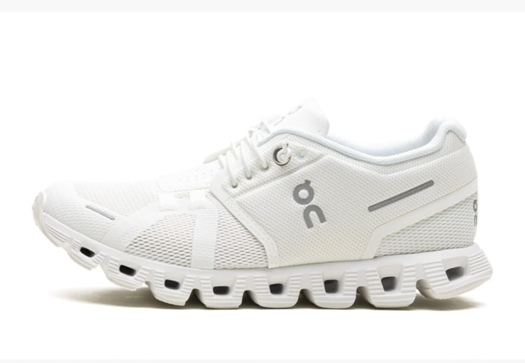 On Running Cloud 5 All White  MENS