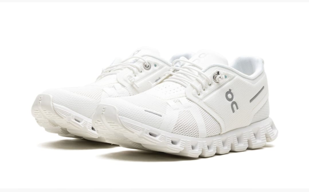 On Running Cloud 5 All White  MENS