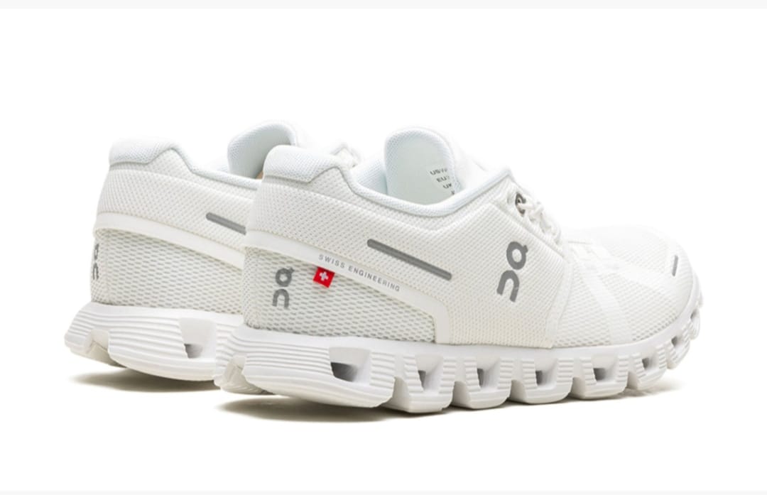 On Running Cloud 5 All White  MENS