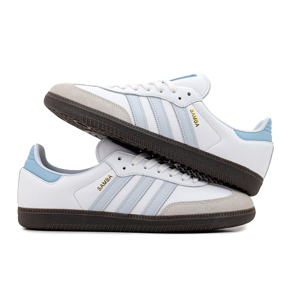 ADIDAS SAMBA OG "White / Halo Blue" Womens