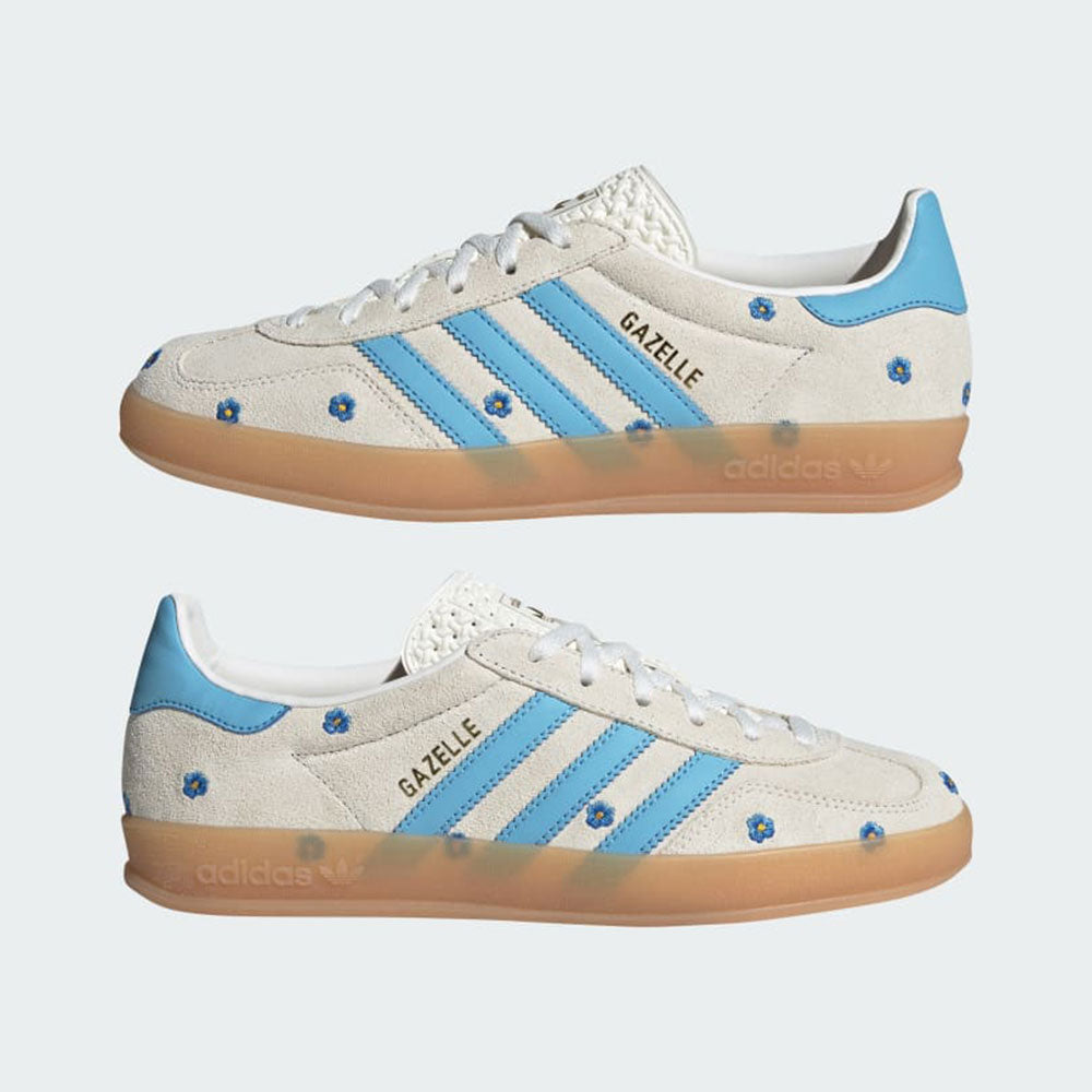 Adidas Gazelle Indoor '' Light blue floral '' WOMENS