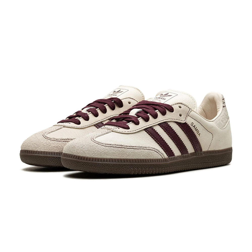 Adidas Sampa OG Wonder White Maroon WOMENS