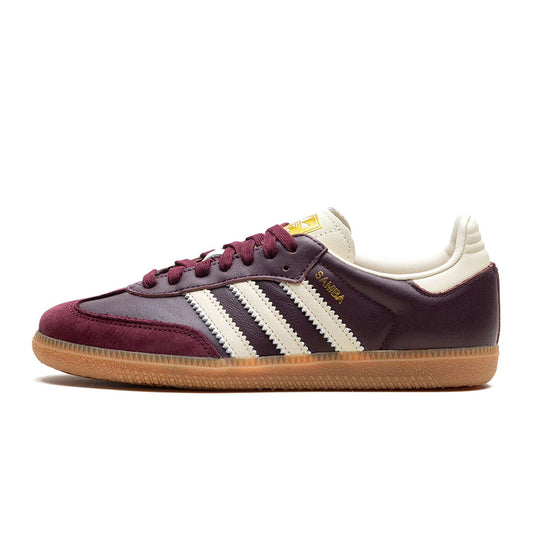 Adidas Sampa OG Maroon Gold Metallic WOMENS