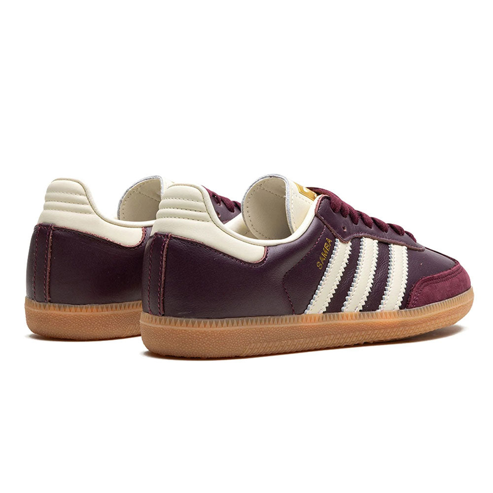 Adidas Sampa OG Maroon Gold Metallic WOMENS