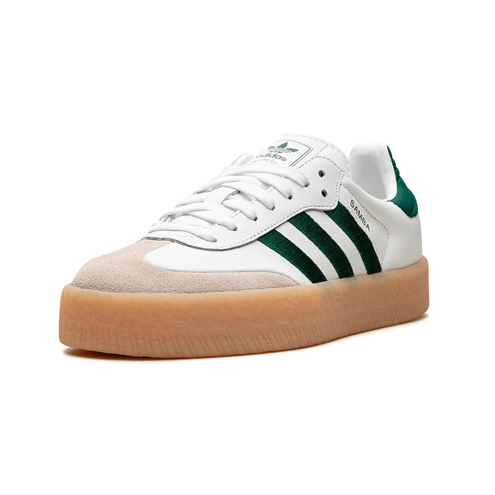 Adidas Sambae White Collegiate Green Gum ( Women's)